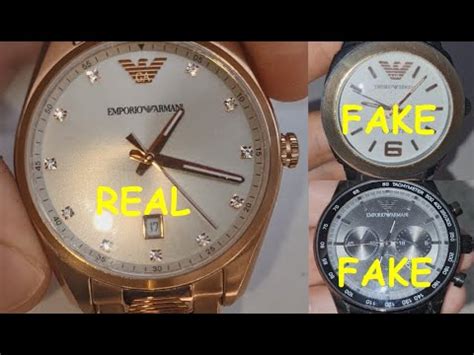 how to tell if a watch is fake armani|how to tell if watches are fake.